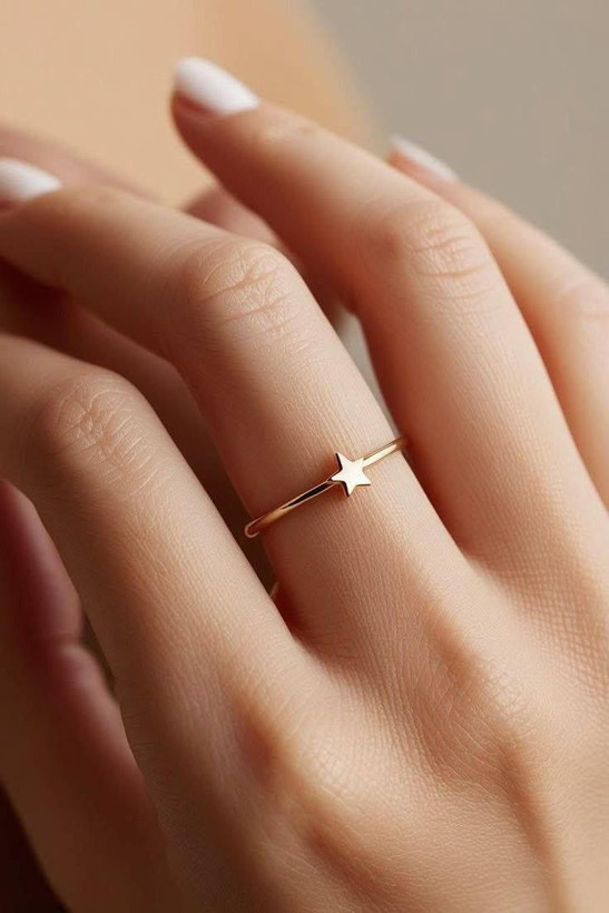 انگشتر ظریف ستاره